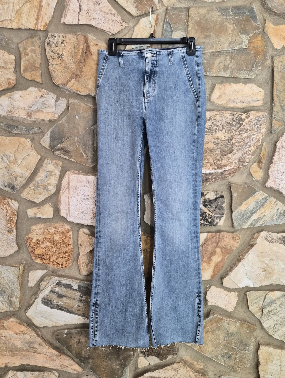 We The Free Level Up Split Seam Flare Jeans Size 27